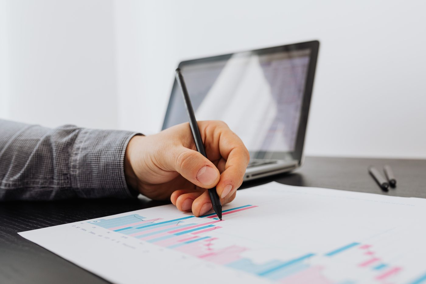 Grafico di crescita dei guadagni di un call center